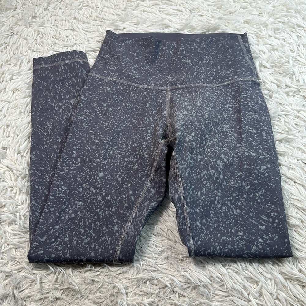 Lululemon Wunder Under High-Rise Tight *Spray 25" Washed Asphalt Grey